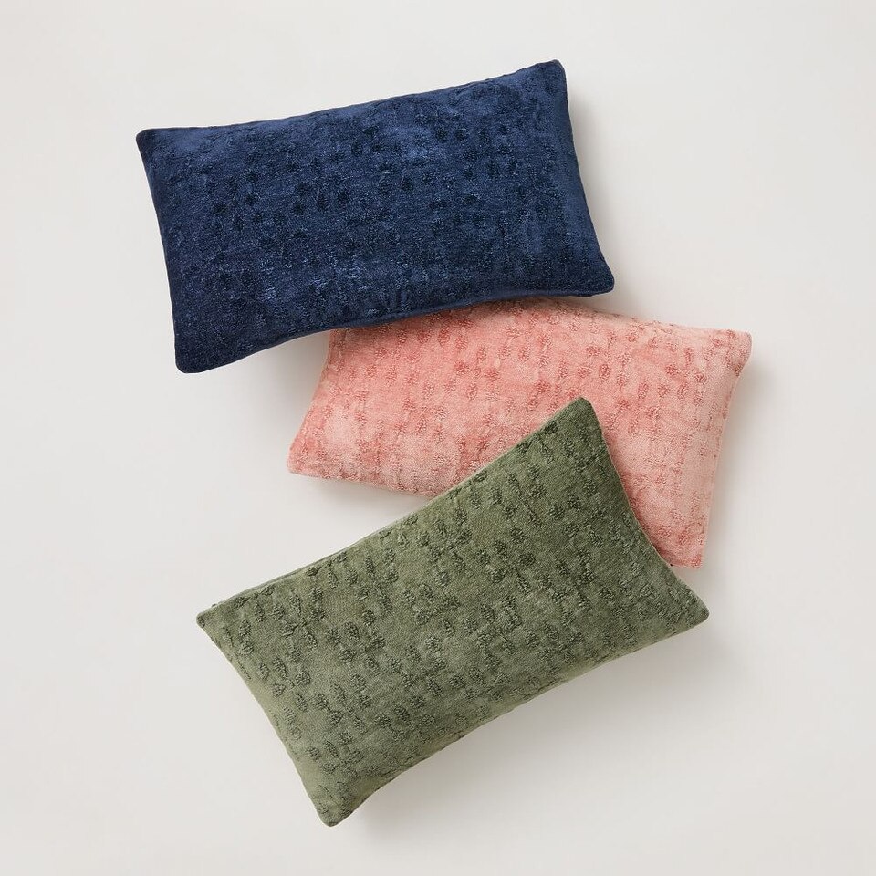 Chenille Jacquard Cushion Cover West Elm Australia